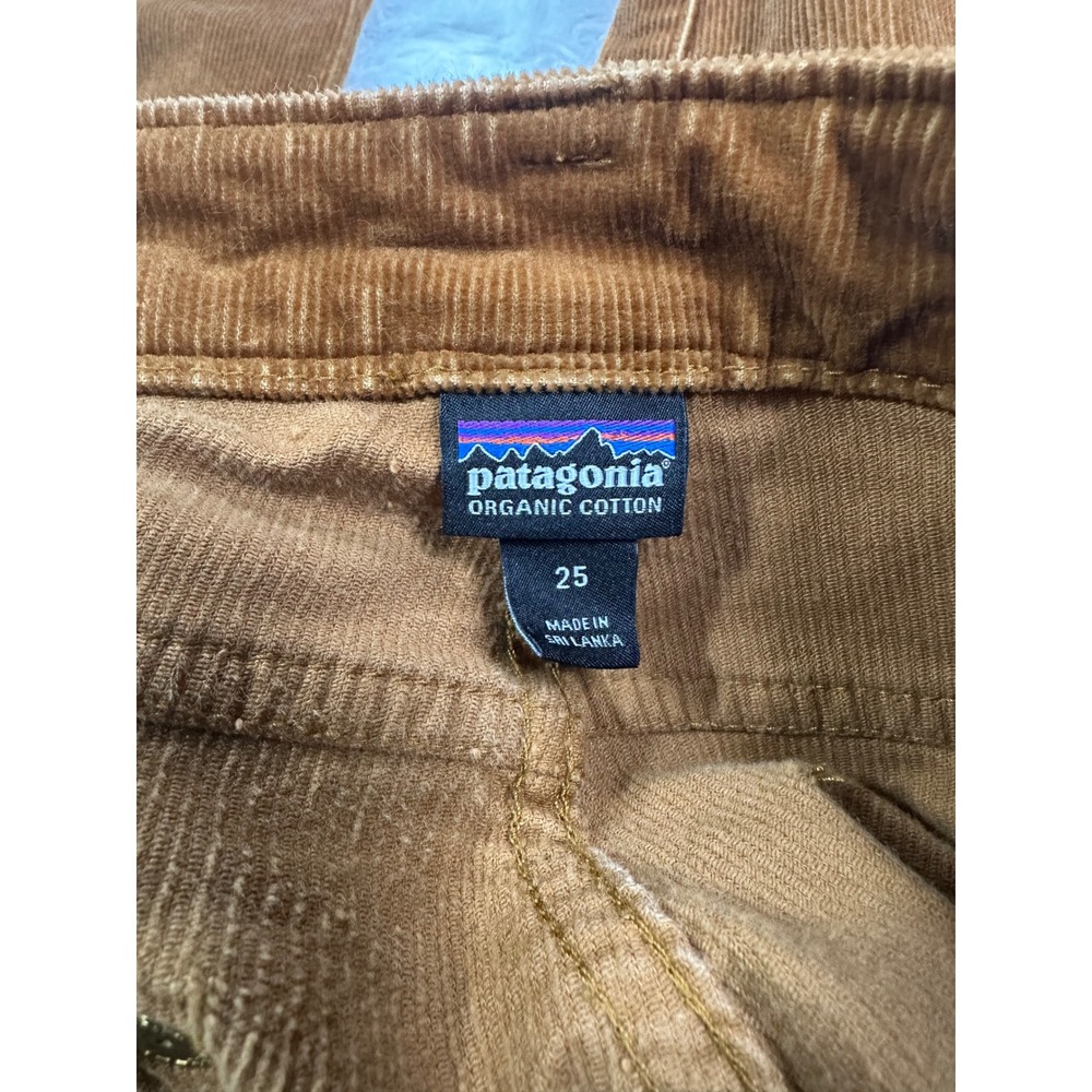 Patagonia Women Brown Organic Cotton Corduroy‎ Slim Straight Pants Size 25 - Picture 4 of 6